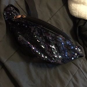 sequin fanny pack
